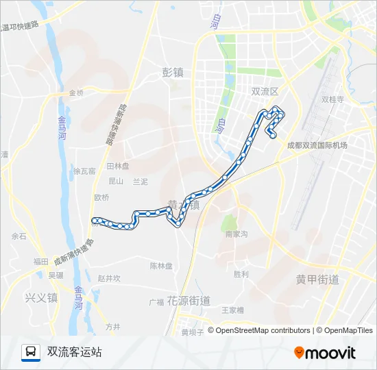 公交810路的线路图