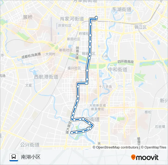 公交815路的线路图