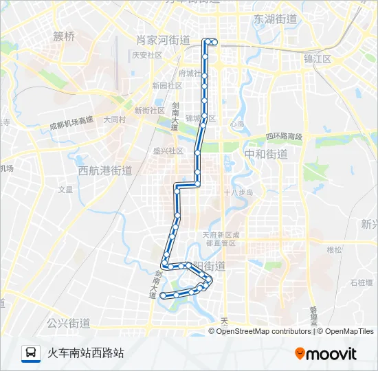 公交815路的线路图