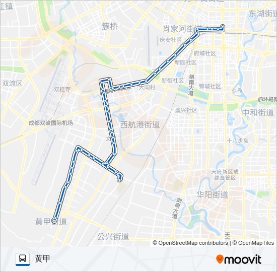 公交816路的线路图