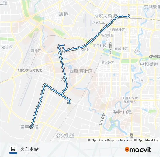 公交816路的线路图