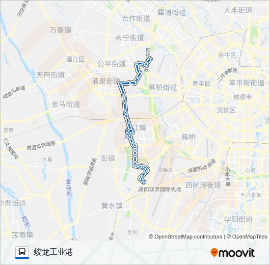 公交818路的线路图