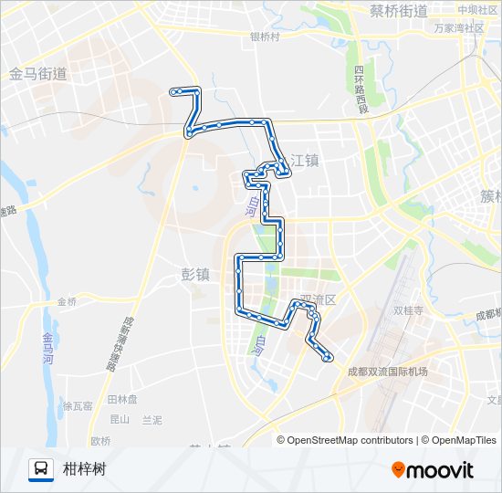 公交820路的线路图