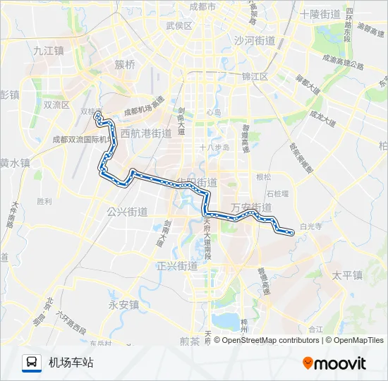 公交826路的线路图