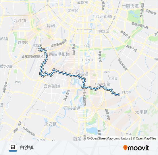 公交826路的线路图