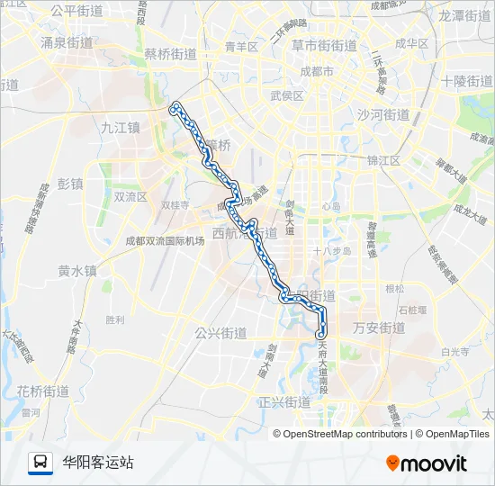 公交827路的线路图