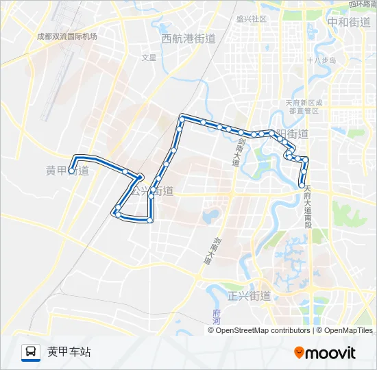 公交829路的线路图