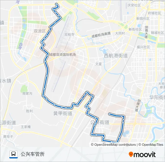 公交830路的线路图