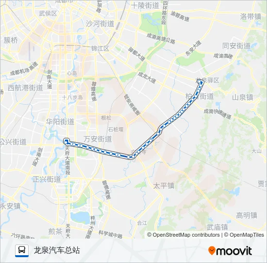 公交831路的线路图