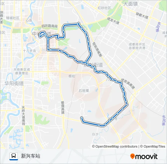 833路 Bus Line Map