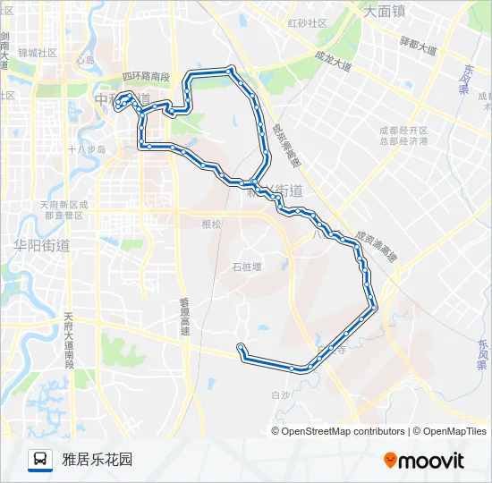 833路 Bus Line Map