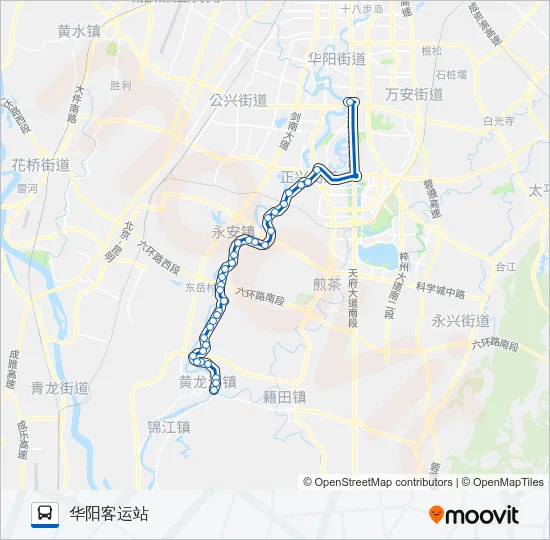 公交835路的线路图