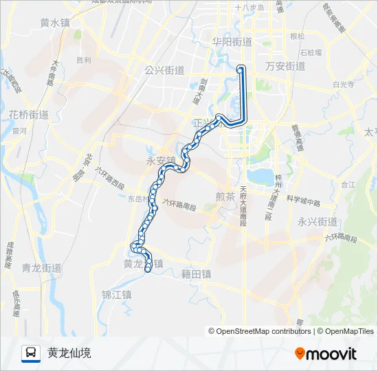 公交835路的线路图