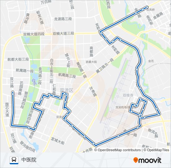 公交838路的线路图