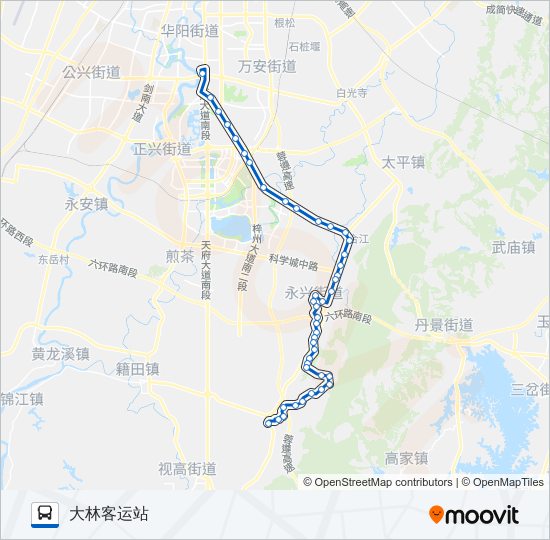 839路 bus Line Map