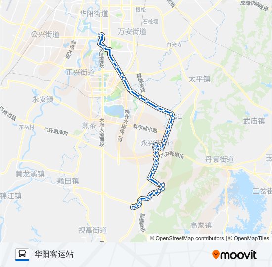 公交839路的线路图