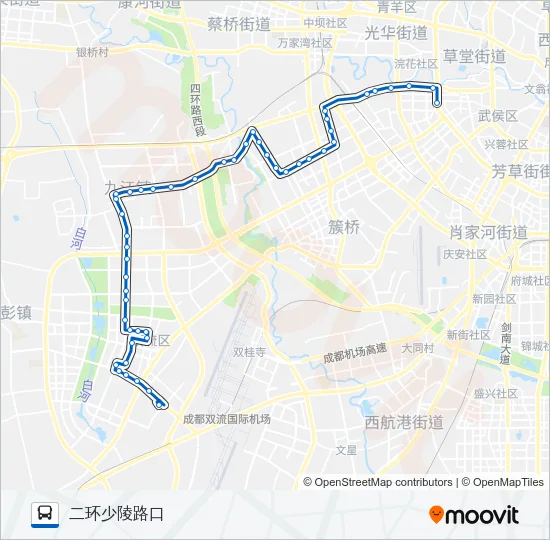 公交840路的线路图