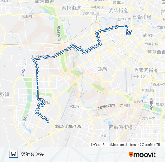 公交840路的线路图