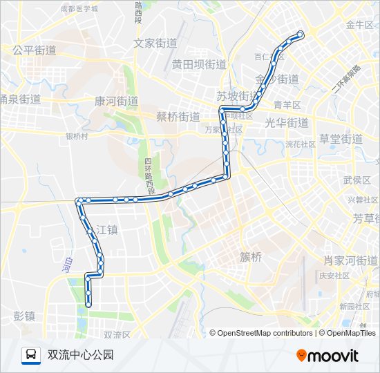 公交844路的线路图