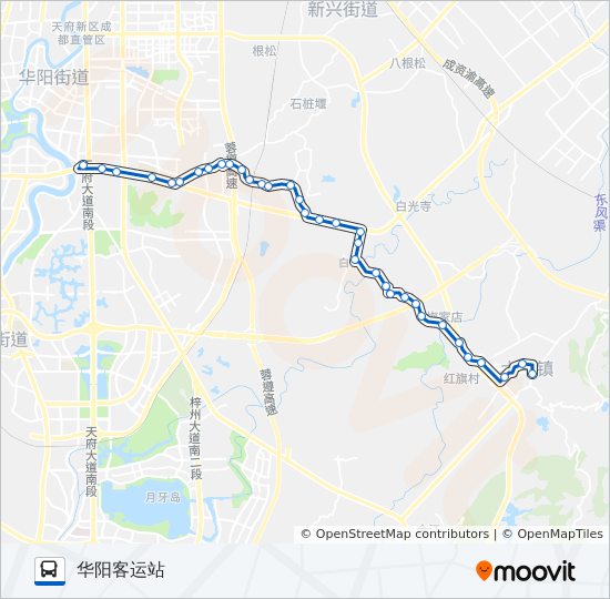 845路 bus Line Map