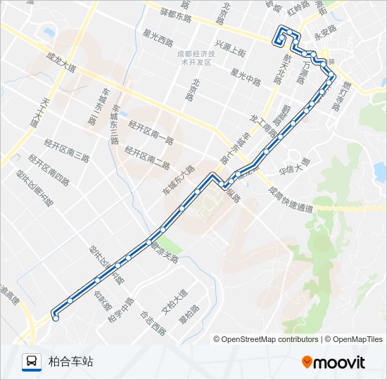 公交851路的线路图