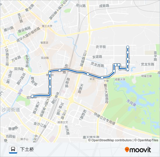 857路 bus Line Map