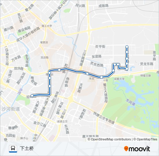 公交857路的线路图