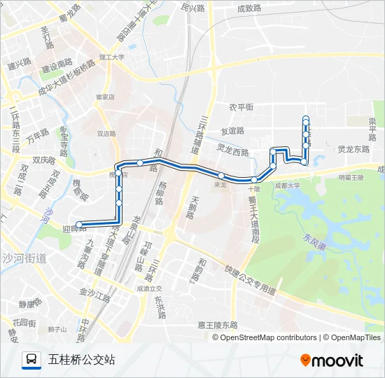 公交857路的线路图