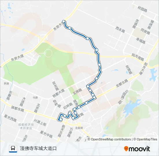 公交859路的线路图