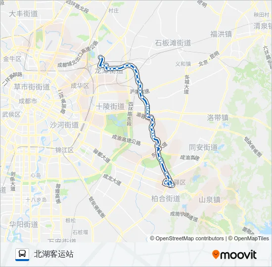 公交860路的线路图