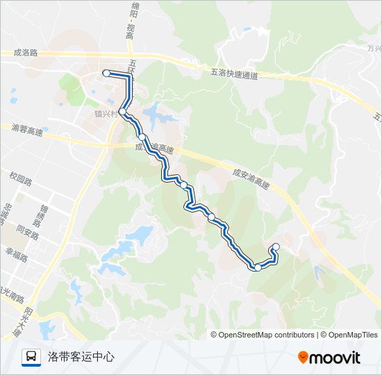 861路 bus Line Map