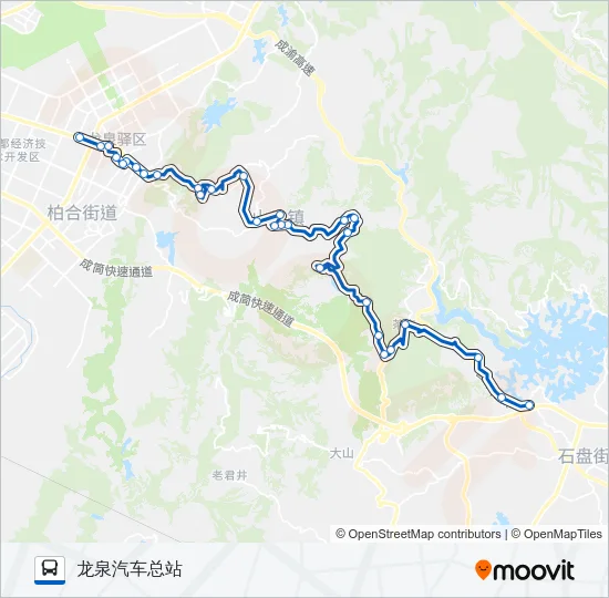 865路 Bus Line Map