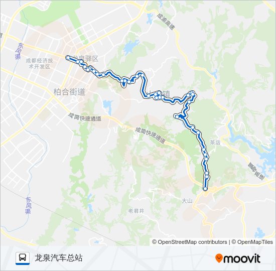 870路 bus Line Map