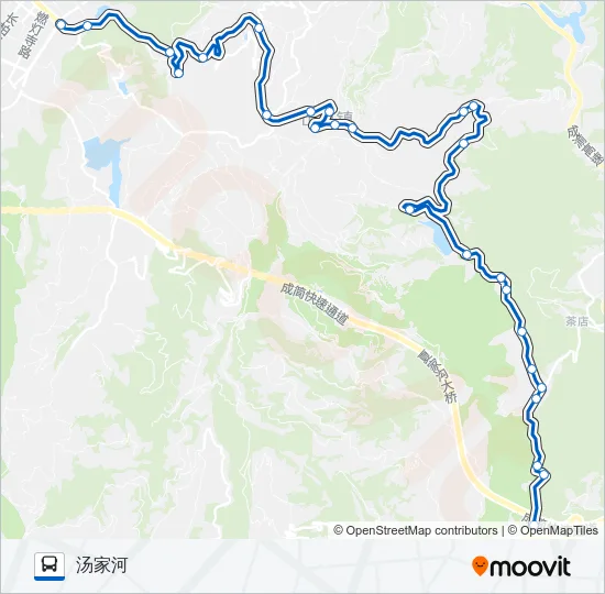 公交870路的线路图