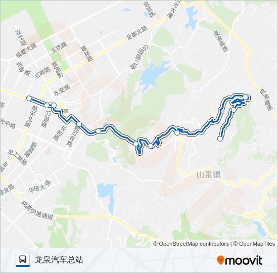 872路 bus Line Map