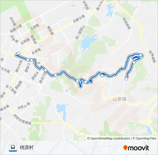 872路 Bus Line Map