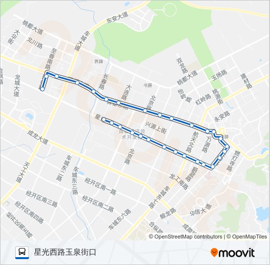 874路 bus Line Map