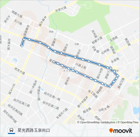 公交874路的线路图