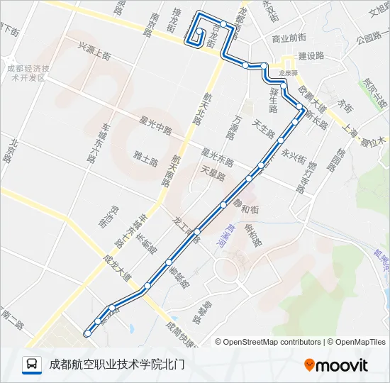 公交875路的线路图