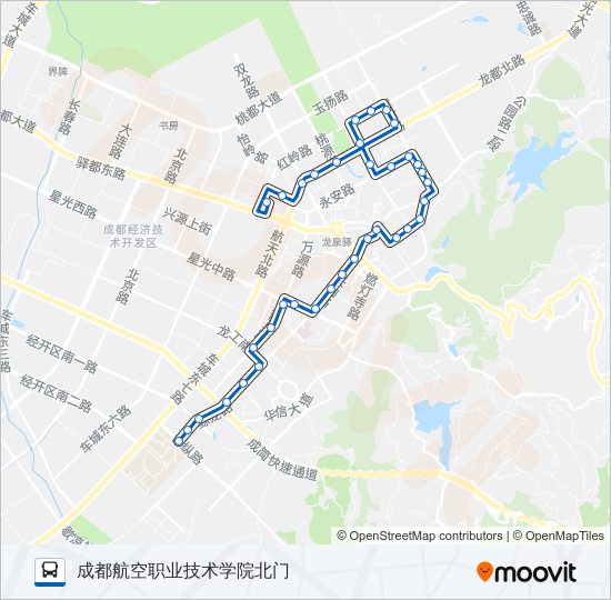 公交878路的线路图