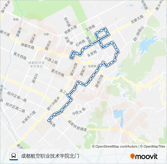 公交878路的线路图