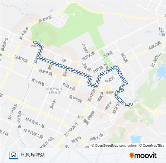 公交879路的线路图