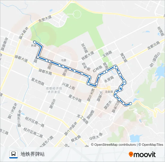 公交879路的线路图