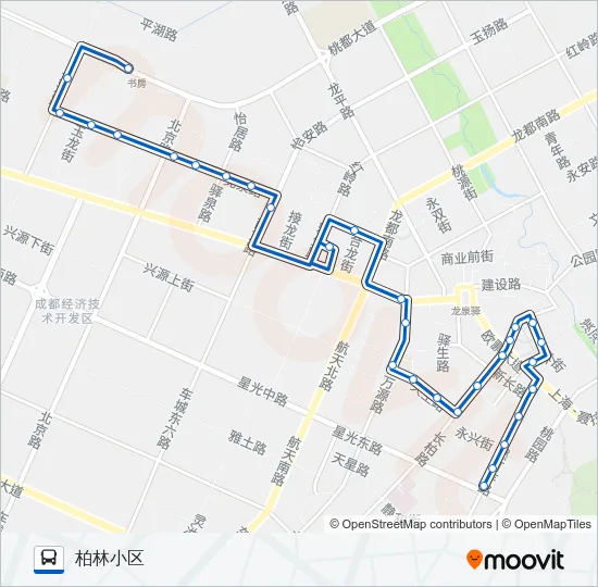 公交880路的线路图