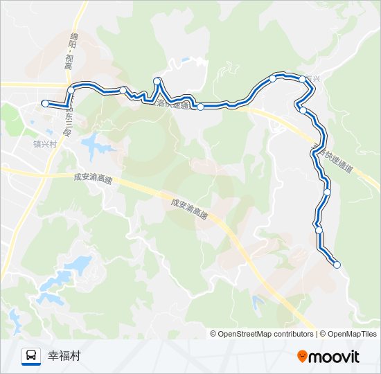 881路 bus Line Map