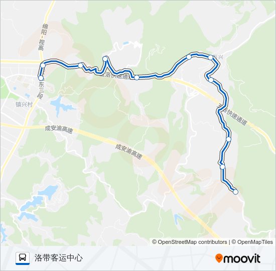 公交881路的线路图