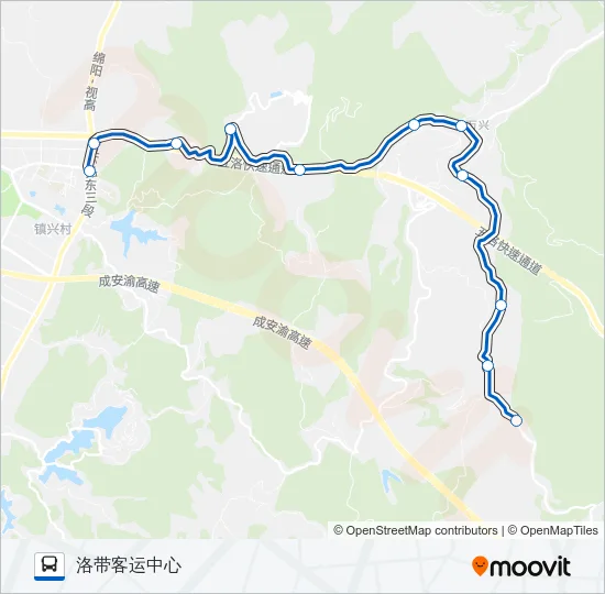 公交881路的线路图