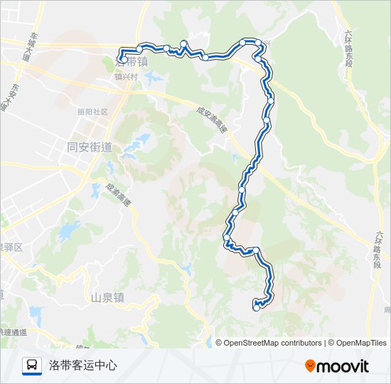 公交883路的线路图