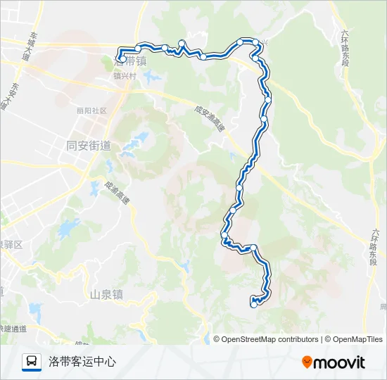 公交883路的线路图