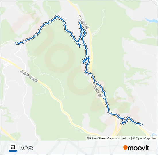 884路 Bus Line Map